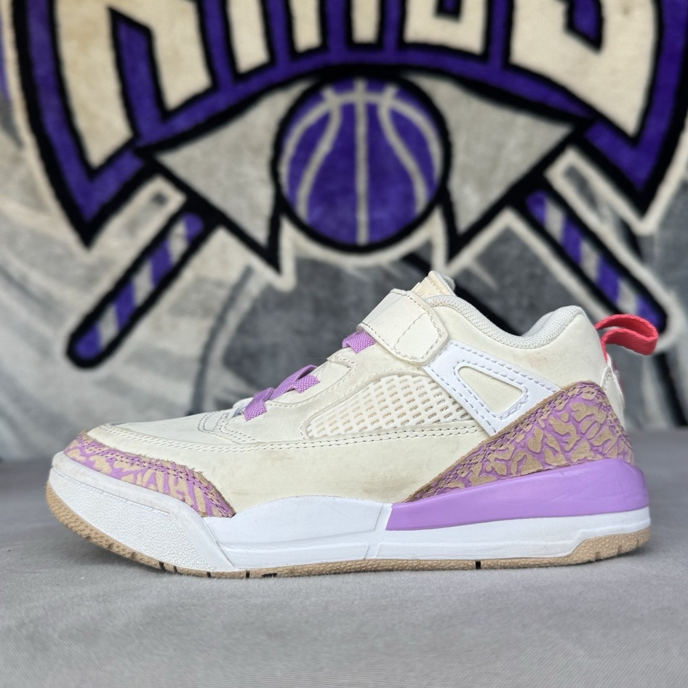 Size 13c - Jordan Spizike LowLittle Kids' Shoes Pale Ivory/Rush HJ7823 106